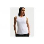 Nike Sportswear Tight Ribbed Γυναικεία Αμάνικη Μπλούζα Λευκή