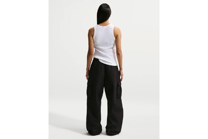 Nike Sportswear Tight Ribbed Γυναικεία Αμάνικη Μπλούζα Λευκή