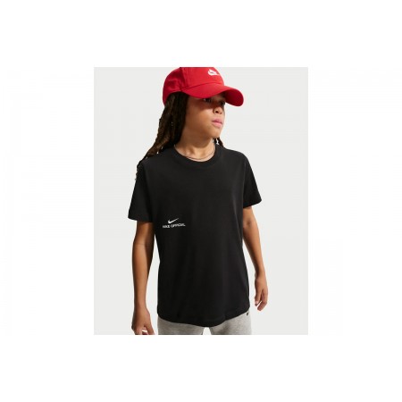 Nike Sportswear Παιδικό Κοντομάνικο T-Shirt Μαύρο