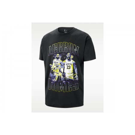 Nike NBA LeBron James Ανδρικό Κοντομάνικο T-Shirt Μαύρο