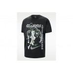 Nike NBA Giannis Antetokounmpo Ανδρικό Κοντομάνικο T-Shirt Μαύρο