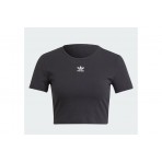 Adidas Originals Rib Crop Top Κοντομάνικο Γυναικείο