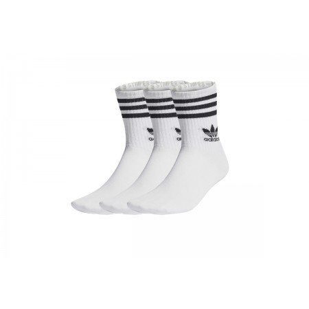 Adidas Originals Crew Sock Κάλτσες Ψηλές 3-Τεμάχια 