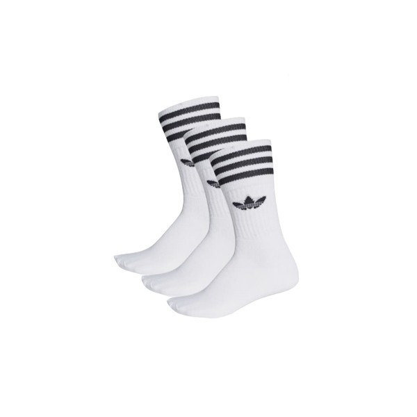 Adidas Originals Solid Κάλτσες Ψηλές 3 Ζευγάρια (IJ0734)