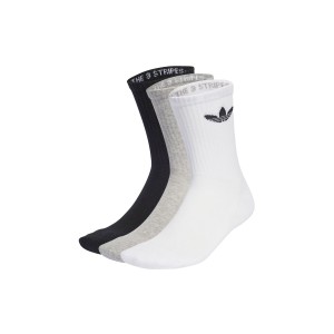 Adidas Originals Trefoil Cushion Ψηλές Κάλτσες 3 Ζευγάρια (IJ5614)