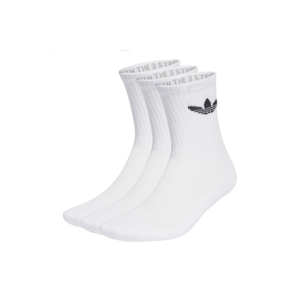 Adidas Originals Tre Crw Cush Κάλτσες Ψηλές 3-Τεμάχια (IJ5616)