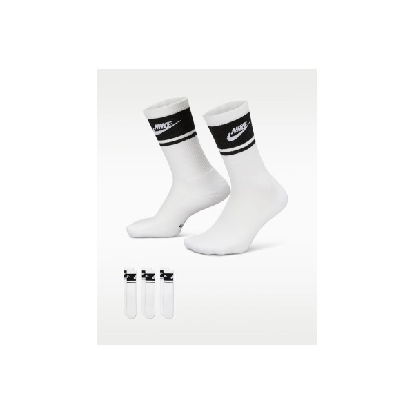 Nike Everyday Elevated Κάλτσες Ψηλές 3 Ζευγάρια (IM7949 901)