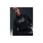 Nike Sportswear Club Fleece Ανδρικό Φούτερ με Κουκούλα Μαύρο