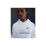 Nike Sportswear Club Fleece Ανδρικό Φούτερ με Κουκούλα Λευκό