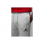 Jordan Jumpman Fleece Ανδρικό Παντελόνι Φόρμας Γκρι
