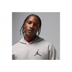 Jordan Jumpman Fleece Ανδρικό Φούτερ με Κουκούλα Γκρι Ανοιχτό