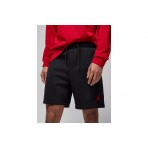 Jordan Jumpman Fleece Ανδρική Βερμούδα Μαύρη