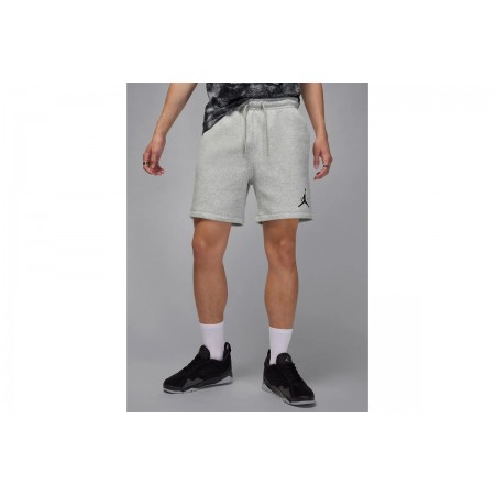 Jordan Jumpman Fleece Ανδρική Βερμούδα Γκρι