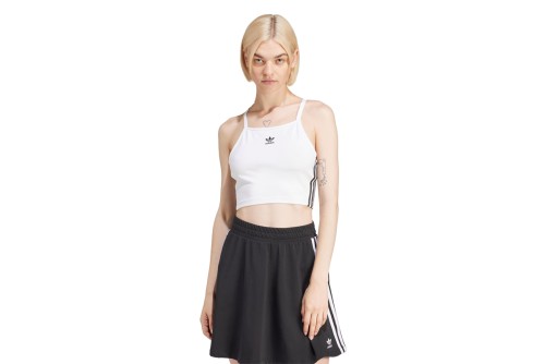 Adidas Originals Adicolor 3-S Crop Top Αμάνικο Γυναικείο (IN8377)