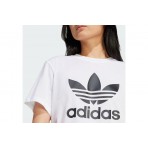 Adidas Originals Adicolor Trefoil Boxy Κοντομάνικο T-Shirt Λευκό