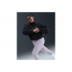 Nike One Therma-Fit Γυναικεία Μακρυμάνικη Μπλούζα Fleece Μαύρη