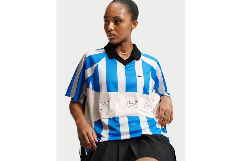 Nike Sportswear Oversized Jersey Γυναικείο Κοντομάνικο T-Shirt Μπλε, Μπεζ, Μαύρο