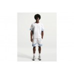 Nike Sportswear Ανδρική Βερμούδα Λευκή, Σιέλ