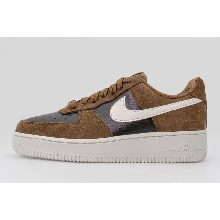 Nike Air Force 1 07 Sneakers Καφέ, Λευκά