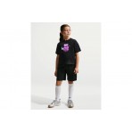 Nike Sportswear Boxy Παιδικό Κοντομάνικο T-Shirt Μαύρο, Μωβ, Λευκό