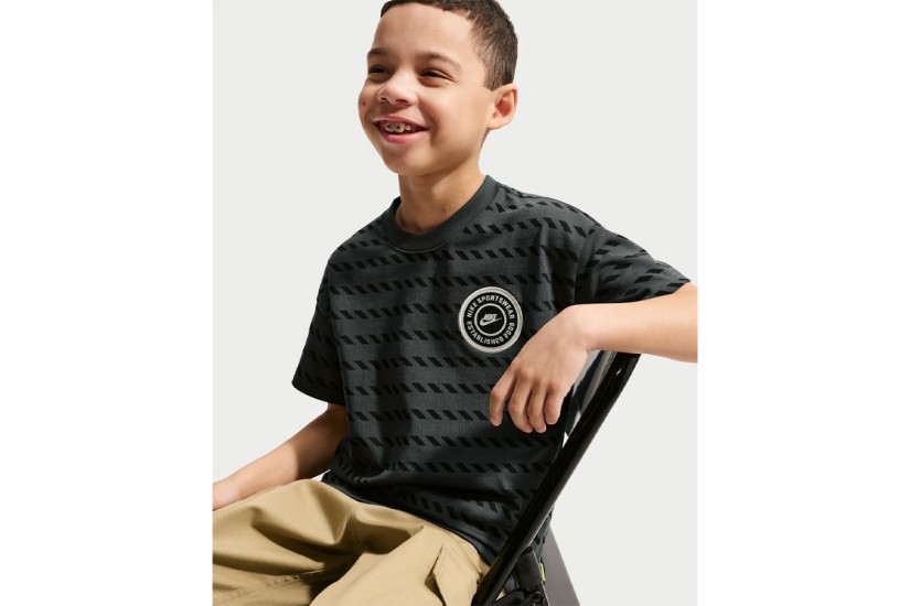 Nike Sportswear Max90 Παιδικό Κοντομάνικο T-Shirt Ανθρακί, Μαύρο, Λευκό