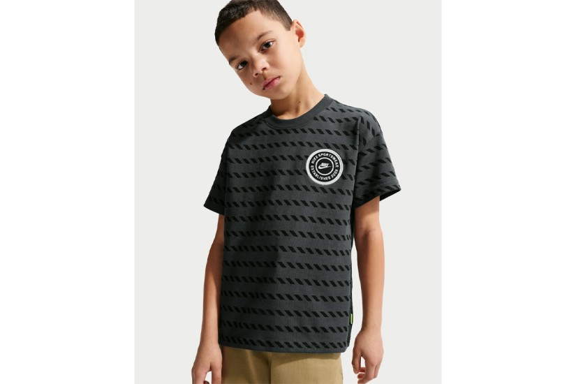 Nike Sportswear Max90 Παιδικό Κοντομάνικο T-Shirt Ανθρακί, Μαύρο, Λευκό