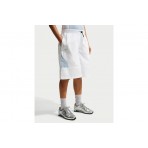 Nike Sportswear Woven Γυναικεία Αθλητική Βερμούδα Λευκή, Σιέλ