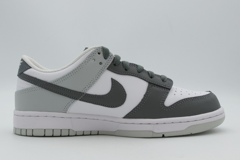 Nike Dunk Low Sneakers Λευκά, Γκρι Σκούρο, Γκρι