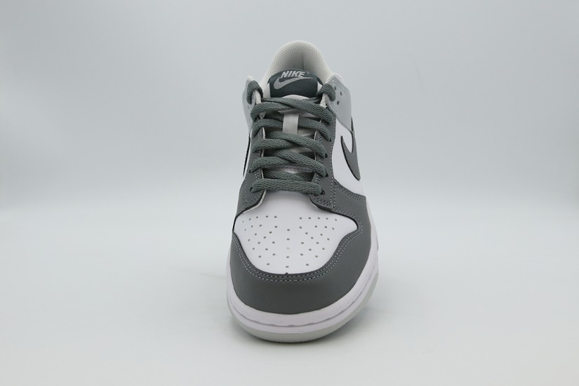 Nike Dunk Low Sneakers Λευκά, Γκρι Σκούρο, Γκρι
