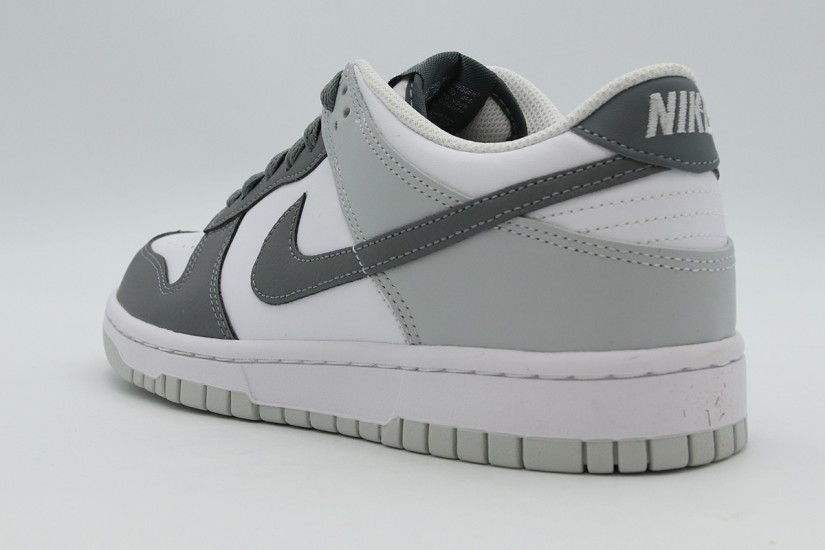 Nike Dunk Low Sneakers Λευκά, Γκρι Σκούρο, Γκρι