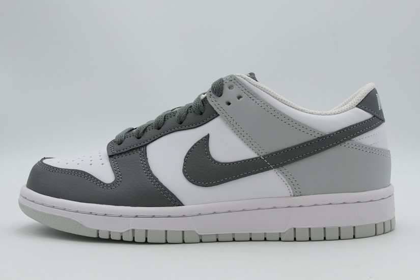 Nike Dunk Low Sneakers Λευκά, Γκρι Σκούρο, Γκρι
