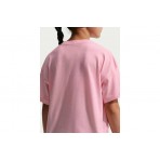 Nike Sportswear Boxy Παιδικό Κοντομάνικο T-Shirt Ροζ
