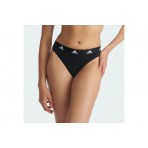 Adidas Performance Γυναικείο Εσώρουχο String Μαύρο 3 Τεμάχια