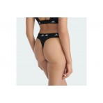 Adidas Performance Γυναικείο Εσώρουχο String Μαύρο 3 Τεμάχια