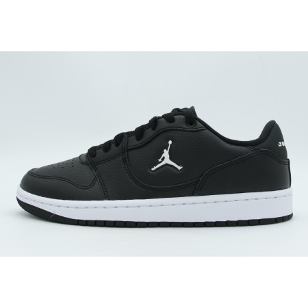 Jordan Court Connect Low Sneakers Μαύρα, Λευκά