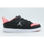 Jordan Court Connect Low Παιδικά Sneakers Μαύρα, Ροζ, Λευκά