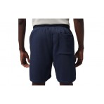 Jordan Jumpman Fleece Ανδρική Αθλητική Βερμούδα Μπλε Σκούρο