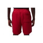 Jordan Jumpman Fleece Ανδρική Αθλητική Βερμούδα Κόκκινη