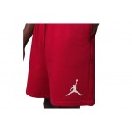 Jordan Jumpman Fleece Ανδρική Αθλητική Βερμούδα Κόκκινη