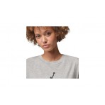 Jordan Jumpman Graphic Γυναικείο Κοντομάνικο T-Shirt Γκρι, Μαύρο
