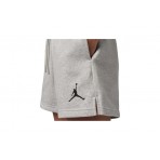 Jordan Jumpman Fleece Γυναικείο Αθλητικό Σορτς Γκρι, Μαύρο