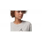 Jordan Jumpman Γυναικείο Κοντομάνικο T-Shirt Γκρι