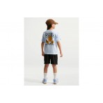 Nike Swoosh Παιδικό Κοντομάνικο T-Shirt Σιέλ