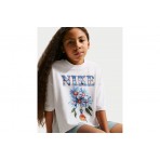 Nike Sportswear Oversized Παιδικό Κοντομάνικο T-Shirt Λευκό