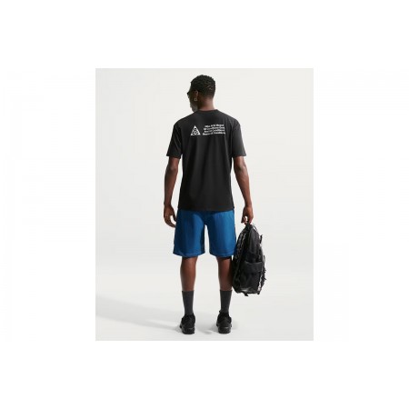 Nike ACG Dri-FIT Ανδρικό Κοντομάνικο T-Shirt Μαύρο, Λευκό