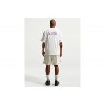 Nike ACG Dri-FIT Ανδρικό Κοντομάνικο T-Shirt Λευκό, Βιολετί