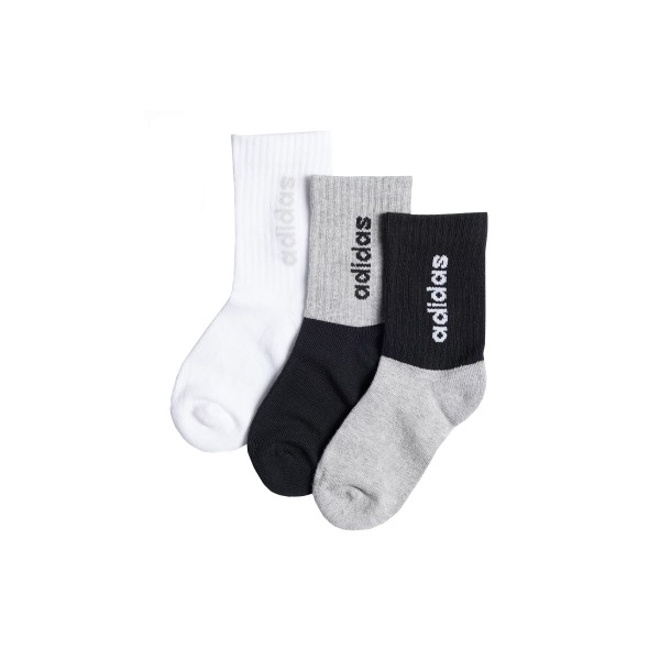 Adidas Performance Linear Ankle Ψηλές Κάλτσες 3 Ζευγάρια (IS0102)