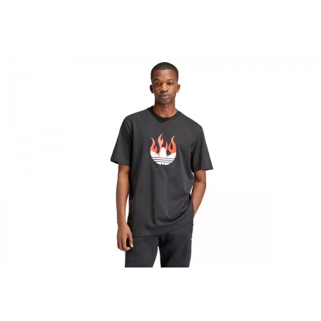 Adidas Originals Flames Logo Tee T-Shirt Ανδρικό 