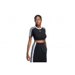 Adidas Originals 3-Stripes Baby Tee Κοντομάνικη Crop Top Μπλούζα