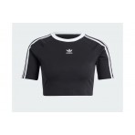 Adidas Originals 3-Stripes Baby Tee Κοντομάνικη Crop Top Μπλούζα